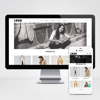 英文外贸响应式服装服饰企业网站模板下