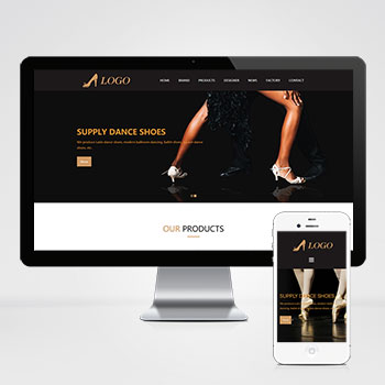 英文外贸芭蕾舞鞋拉丁舞鞋网站模板下载