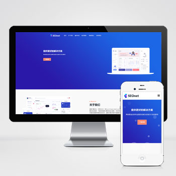 SEO优化网络公司网站模板下载 快速提升您